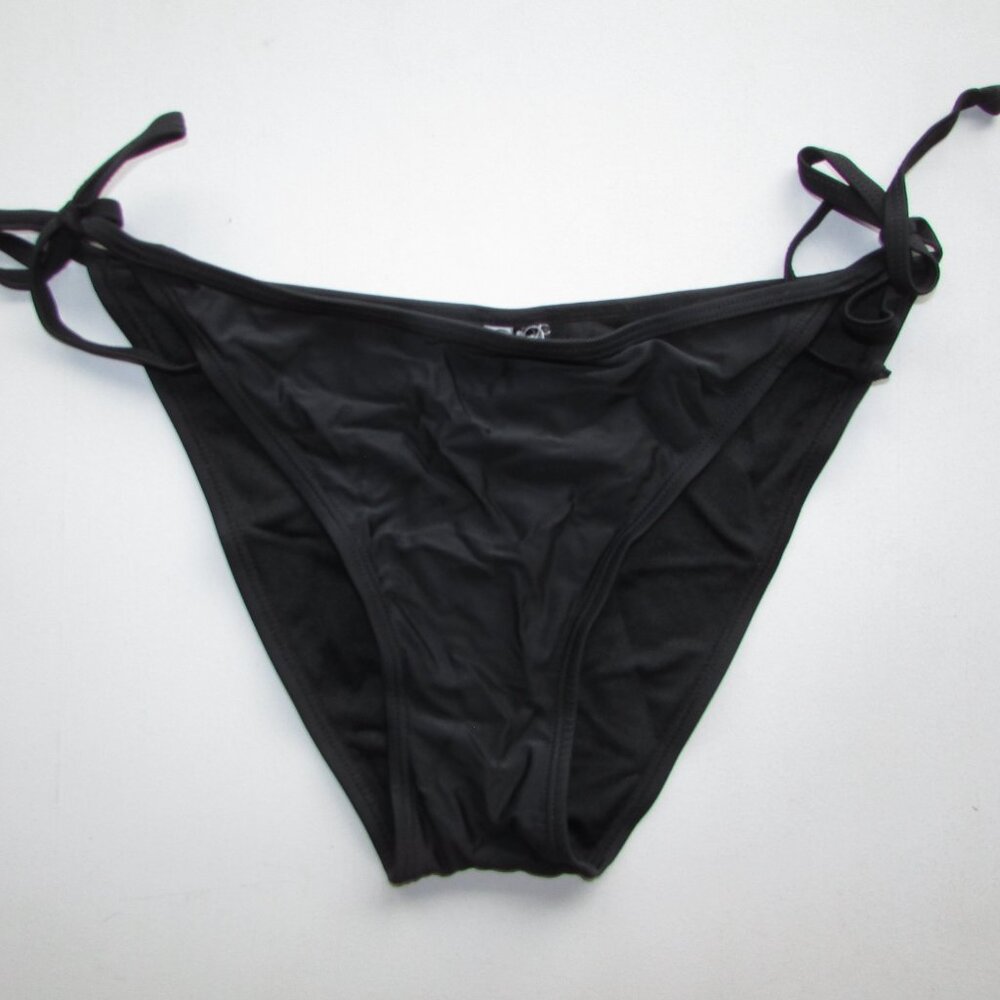 Black Classic String Bikini Bottoms - Large